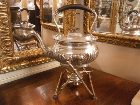 Antiques Atlas Victorian Silver Plate Spirit Kettle And Stand