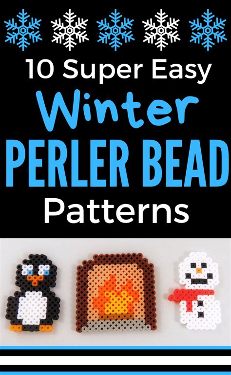 10 Easy Winter Perler Bead Patterns Krysanthe