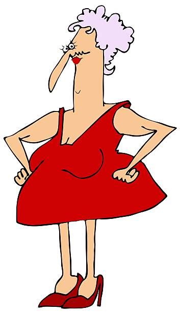 Best Cartoon Of A Sexy Old Women Illustrations Royalty Free Vector