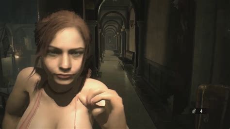 Resident Evil 2 Re Voluptuous Claire Vs Mr X 2 Youtube