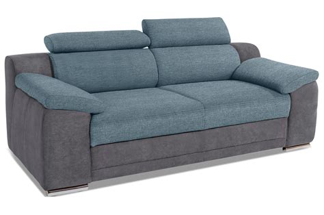 3er-Sofa - Blau | Sofas zum halben Preis