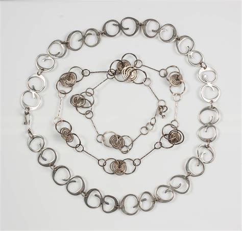 Vintage Silver Necklaces Cottone Auctions