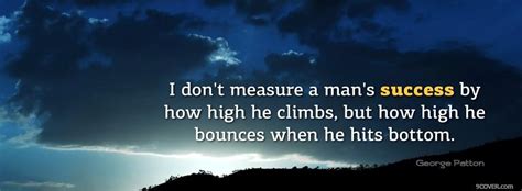 measure mans success quotes Photo Facebook Cover