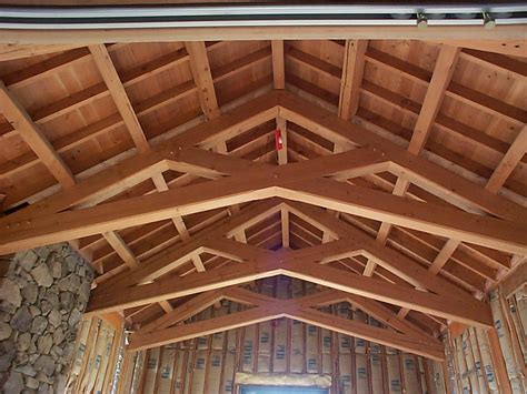 The truss like beams are maybe 1.5 inches wide and drop about 12 inches from the ceiling with about 18 inches between each beam. Architectural Millwork Inctruss And Ceiling Systems ...