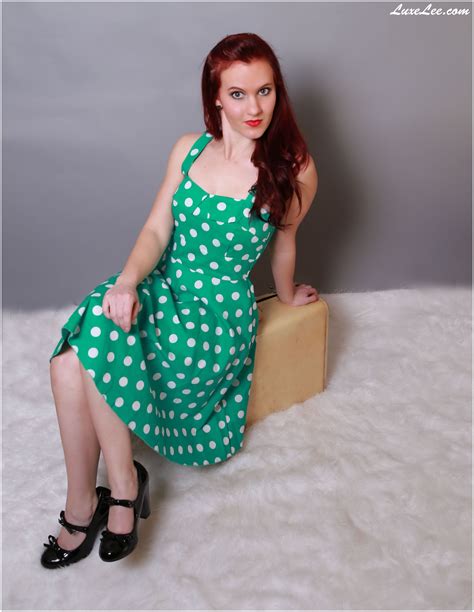 Pinup Dress Pin Up Dresses Pinup Redheads Lovely Vintage Style Fashion Red Heads Swag