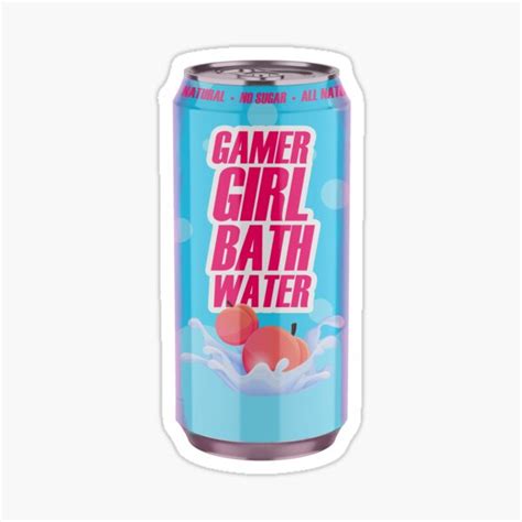 Gamer Girl Bath Water Sticker For Sale By Tayragp Arts Redbubble