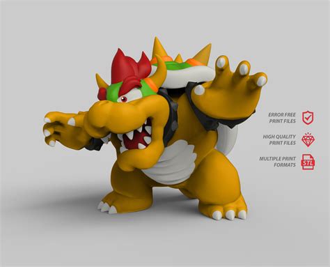 Stl File Bowser 🐢・template To Download And 3d Print・cults