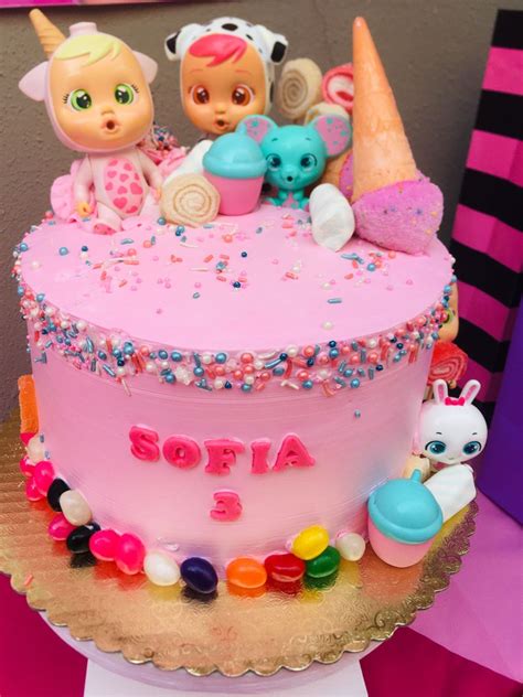 Cry Babies Cake Pastel De Bebé Torta Decorada Con Golosinas Pastel