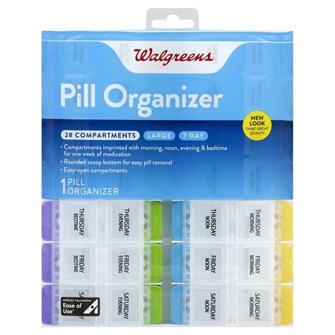 Portable Pill Box Organiser7 Day Tablet Box Pill Box Case Medicine