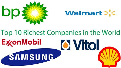 Top 10 Richest Companies In The World By Revenue Youtube