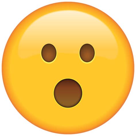 Surprised Face Emoji Surprised Face Surprised Emoji Emoji Faces