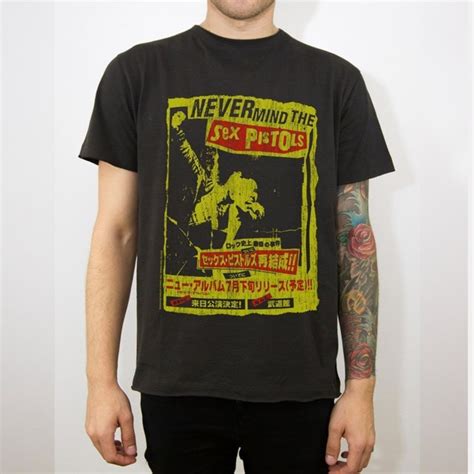 Sex Pistols Japan Tour Unisex T Shirt Charcoal T Shirt Free
