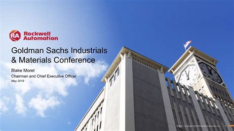 Rockwell Automation Rok Presents At Goldman Sachs Industrials