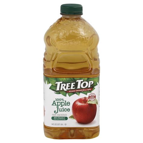 Tree Top 100 Apple Juice From Concentrate 64 Fl Oz