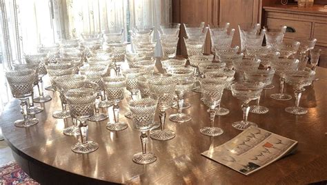 Lot Set Vintage Royal Doulton Carlyle Crystal Glasses Stemware Select