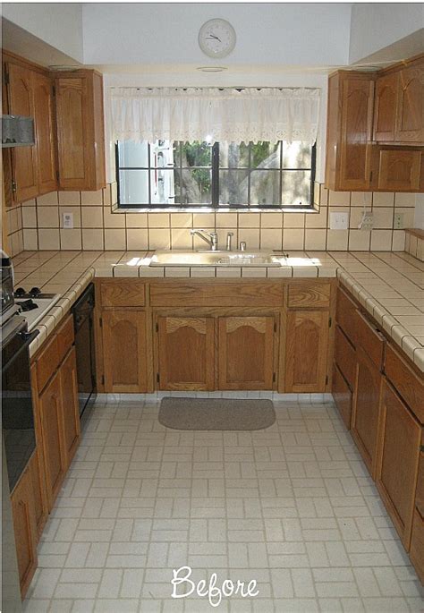 Vinyl wraps can be used for any cabinet but are most popular with kitchens. Before & After: Carolyn's "Yucky" 1980s Kitchen - Hooked ...