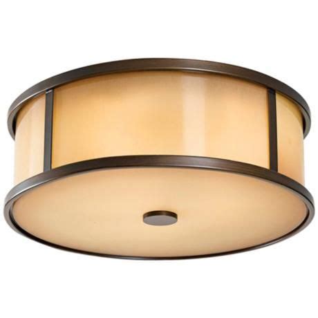 Quartersawn white oak stained mission brown frame size: Feiss Dakota 14" Wide Indoor - Outdoor Ceiling Light - # ...