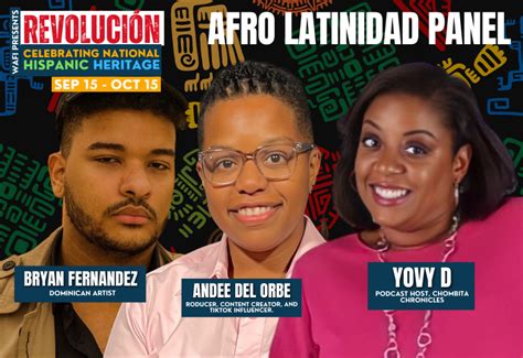 Revolucion Afro Latinidad Discussion Panel Todo Wafi