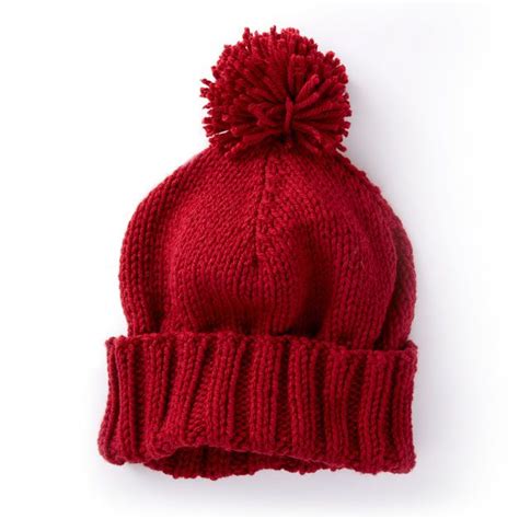Caron Basic Family Knit Hat | Knitting patterns free, Knitting patterns ...