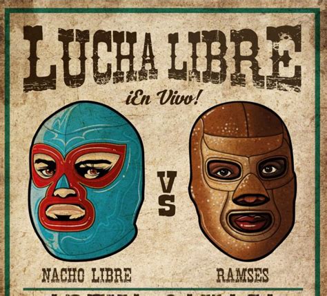 Vintage Lucha Libre Poster Poster Art Design