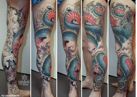 Thank you for your interest in my products. Design 3d Tattoos: Blue dragon leg sleeve