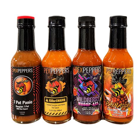 Ultimate Superhot Bundle Pexpeppers Hot Sauce