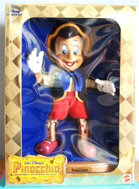 Limited Edition Disney Genuine Wooden Pinocchio Marionette
