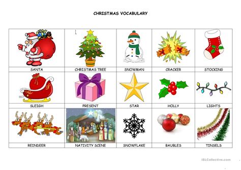 We love a good diy project, particularly when the craft supply list is short, and especially when we're trying to save money during the holidays.enter paper christmas decorations, a christmas. Christmas Decoration Vocabulary List | Psoriasisguru.com
