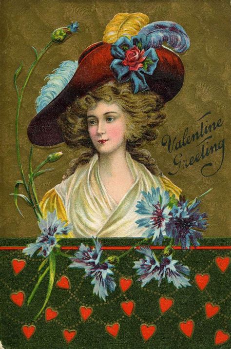 Vintage Victorian Valentine Postcard