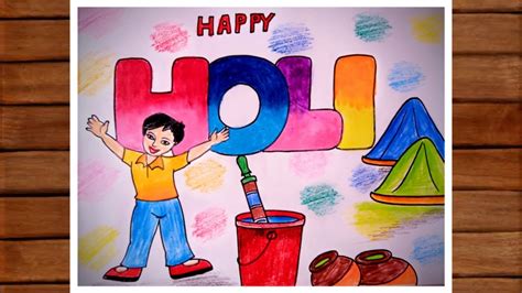 A Drawing Of Any Festevial - How to colour Diwali festival scene