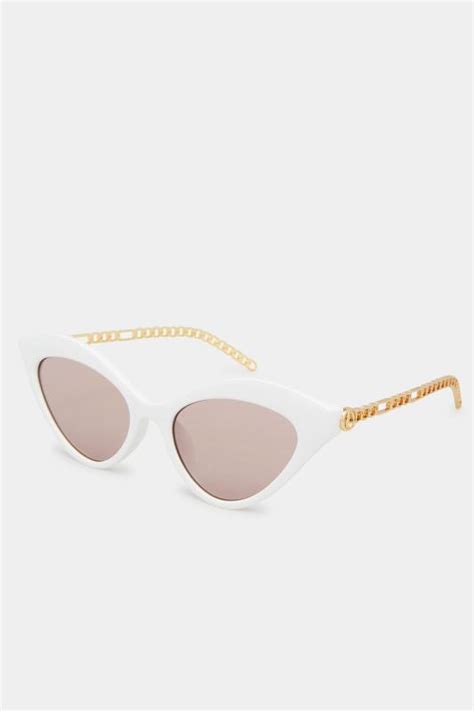 white cat eye sunglasses yours clothing