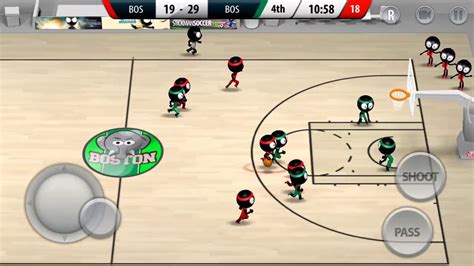 Stickman Basketball 2017 Gameplay Insane Match Youtube