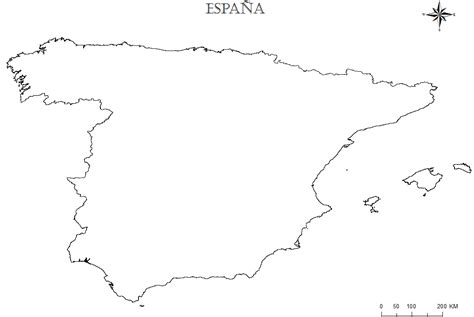 A Nueve Refrescante Organizar Mapa De España Para Dibujar Iluminar Cayo