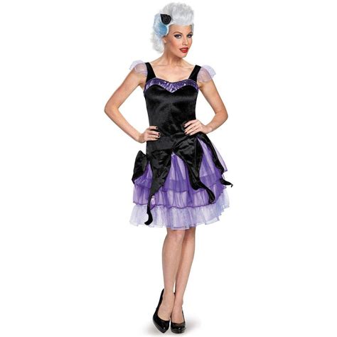 Disney Deluxe Ursula Womens Plus Size Adult Halloween Costume Womens