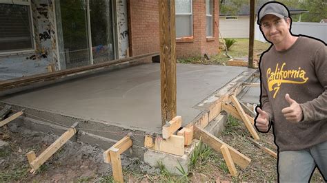 How To Build A Raised Concrete Porch Encycloall