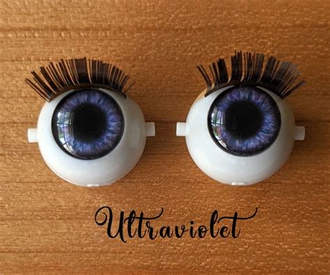 ultraviolet premium blinking doll eyes beautifully custom doll eyes ultra violet