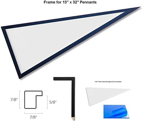 Pennant Frame For 13x32 Inch Pennants Frame Pennant Artistry
