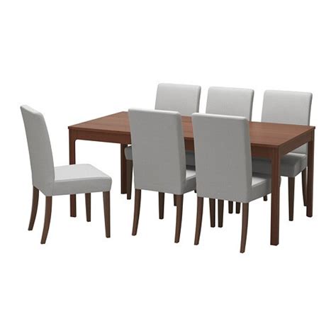 Dining table sets dining room sets ikea. EKEDALEN / HENRIKSDAL Table and 6 chairs - IKEA