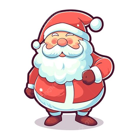 Santaclaus ناقلات حرف رسم المرسومة تصميم الملصق مع الكرتون سانتا عيد