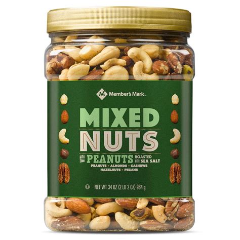 Members Mark Roasted And Salted Mixed Nuts With Peanuts