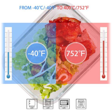 Morningsave Ailtech 18 Piece Borosilicate Glass Food Storage With Easy Lock Lids