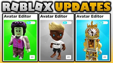 Maybe that's what happened and they've just been forgotten. Weird NEW ROBLOX Updates! (Rthro/Hats/Website) - YouTube