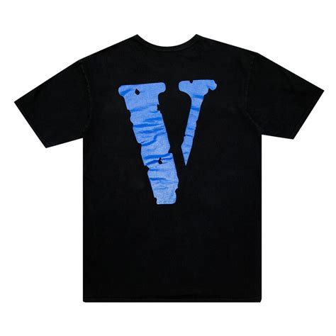 Vlone Staple T Shirt Blackblue Vlone 1020 100000103sts Blue Goat