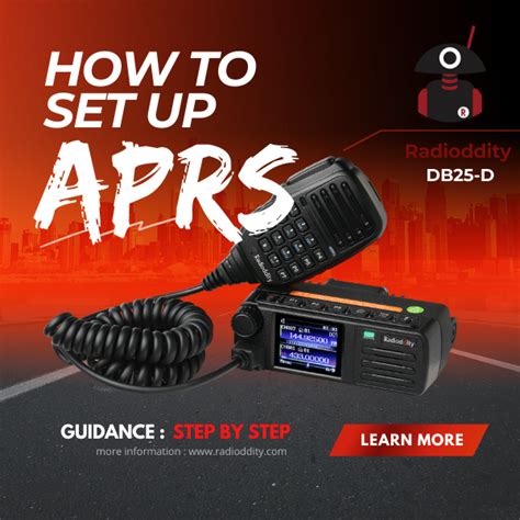 How To Set Up Aprs To Radioddity Db25 D