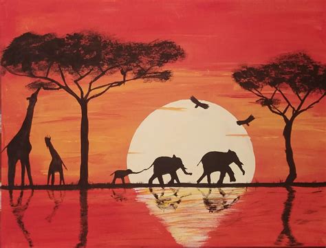 African Love Me Acrylic 2019 R Art