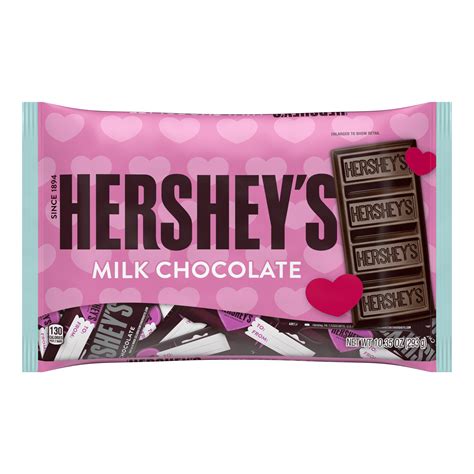 Hershey's, Valentine's Milk Chocolate Snack Size Candy, 10.35 Oz ...