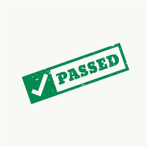 It serves as a mandatory entry permit to certain places according to guidance. passed stamp checkmark sign and symbol - Download Free ...