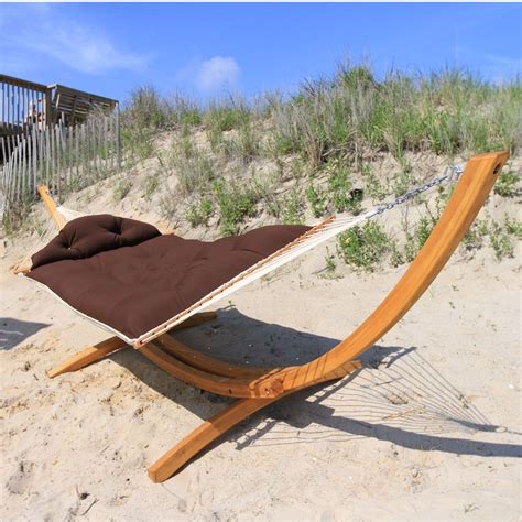 The ecotek outdoors hybern8 is an ultralight sleeping pad designed to work well on flat surfaces or in hammocks. Sunbrella Mocha Tufted Hammock | Nags Head Hammocks