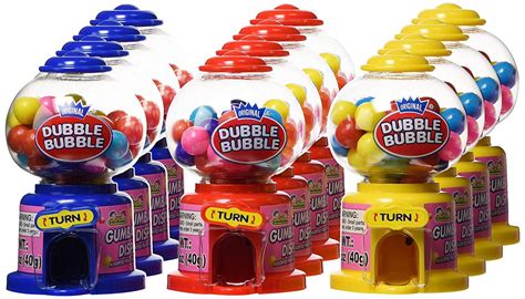 Kidsmania Dubble Bubble Mini Gumball Machine 12 Units 115kg1693oz