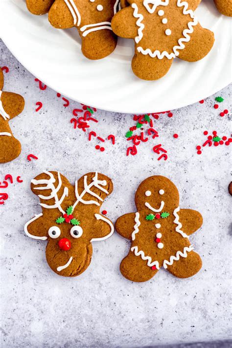 Gingerbread men can be more versatile than you think. Gingerbread Man Upside Down Reindeer - Reindeer Cookies ...